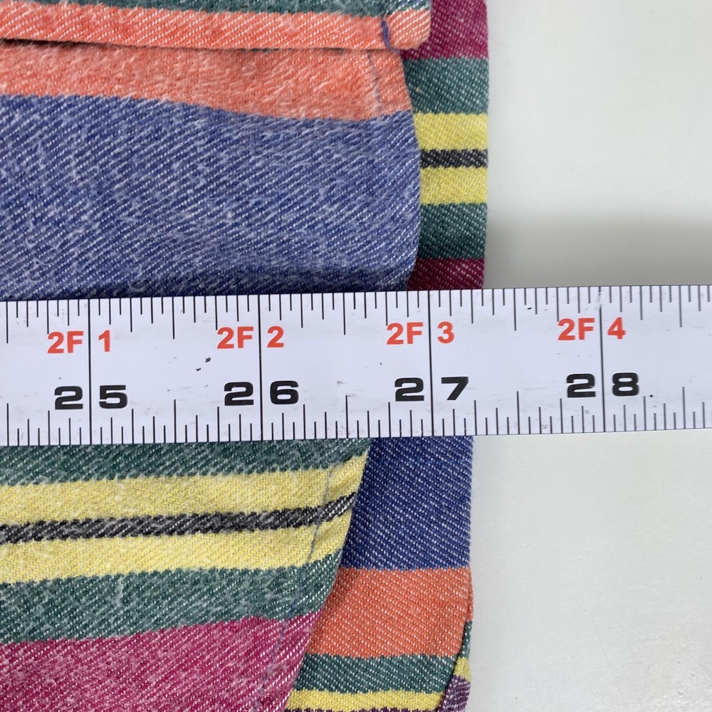 Vintage Polo Ralph Lauren Shirt Mens XL Striped Button Down 90s Preppy Classic - Picture 10 of 13